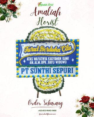 Papan Bunga Duka di Watervang