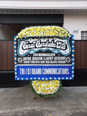 Papan Bunga Duka di Watervang